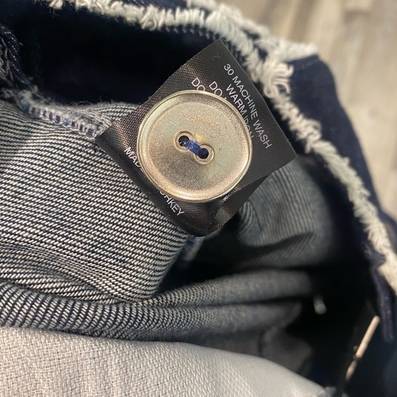 NWT Ceren Ocak Low waist pleated pant in navy blue - Picture 8 of 14